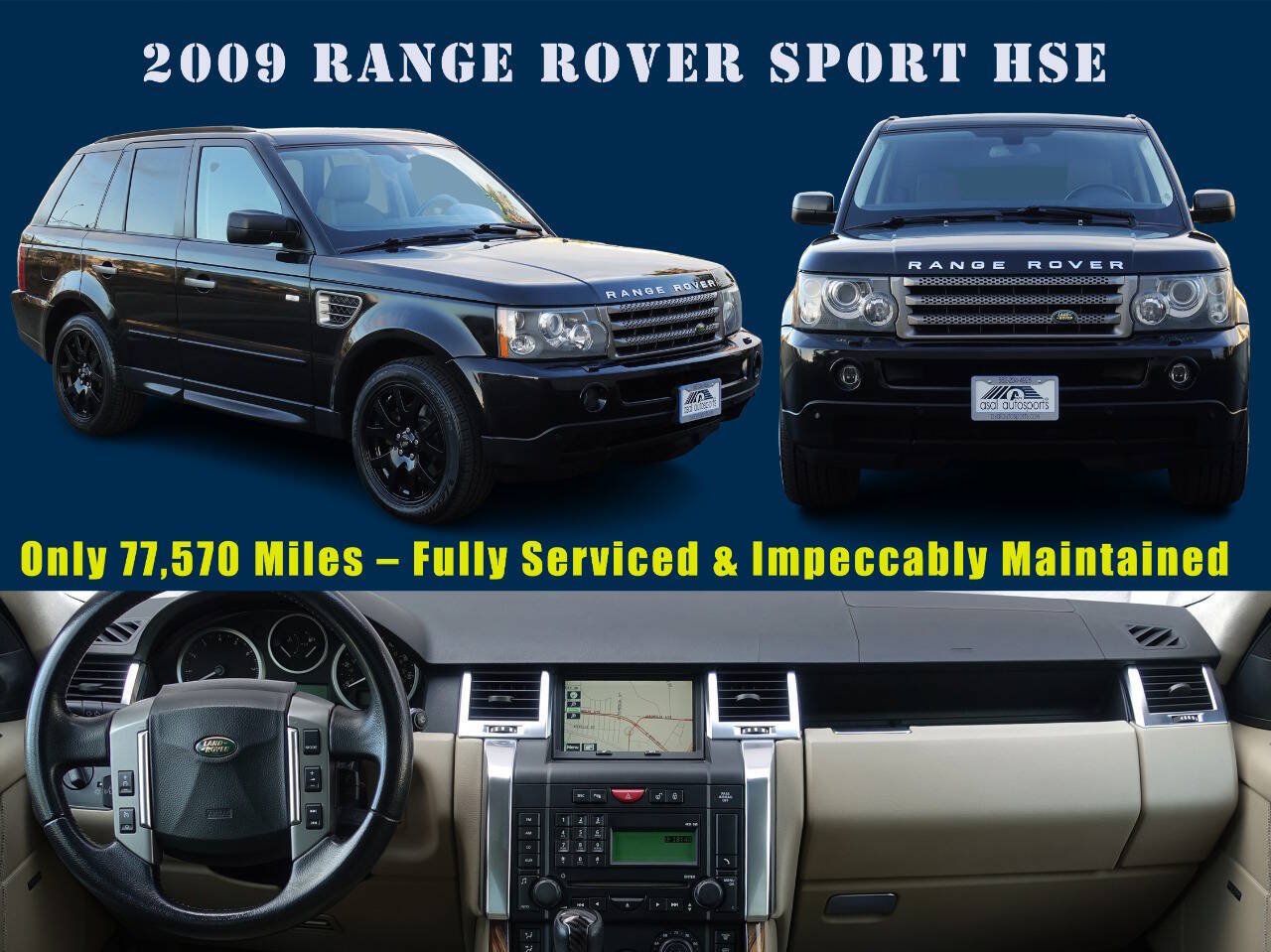 Used 2009 Land Rover Range Rover Sport HSE AWD/4WD image 4