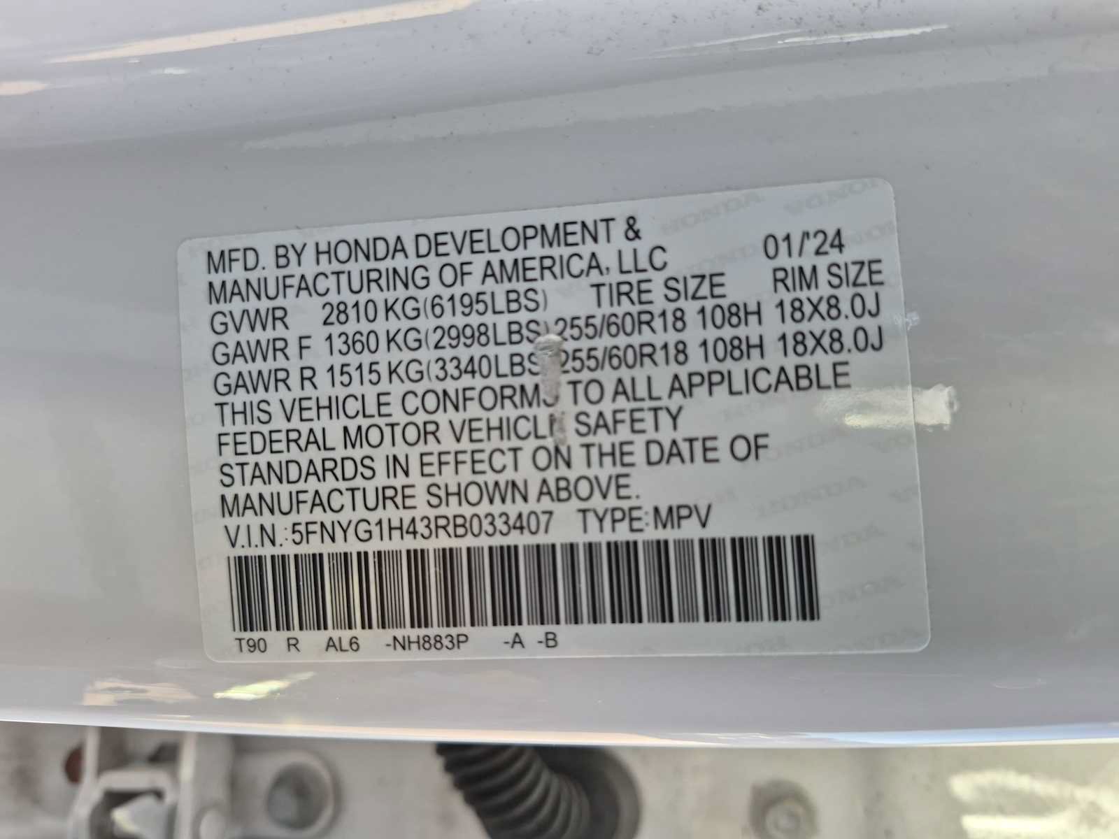 Certified 2024 Honda Pilot EX-L image 32