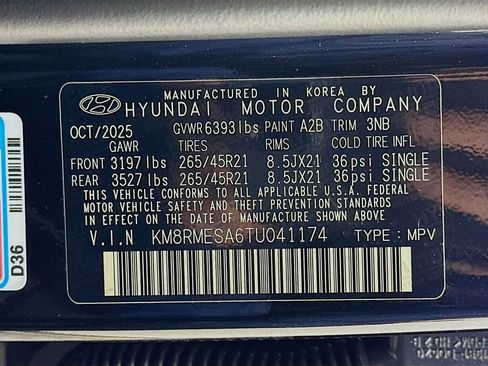 New 2026 Hyundai Palisade Calligraphy image 24