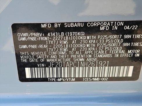 Used 2022 Subaru Crosstrek 2.0i Premium AWD/4WD image 27