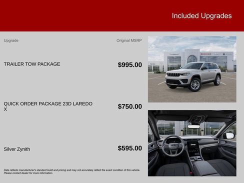 New 2025 Jeep Grand Cherokee Laredo X w/ Trailer Tow Package image 7