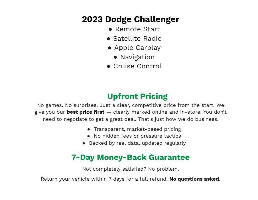 Used 2023 Dodge Challenger GT w/ Blacktop Package AWD/4WD image 2