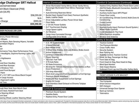 Used 2015 Dodge Challenger SRT Hellcat image 10