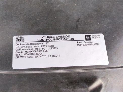 Used 2021 Chevrolet Corvette Stingray Preferred Cpe w/ 2LT image 21