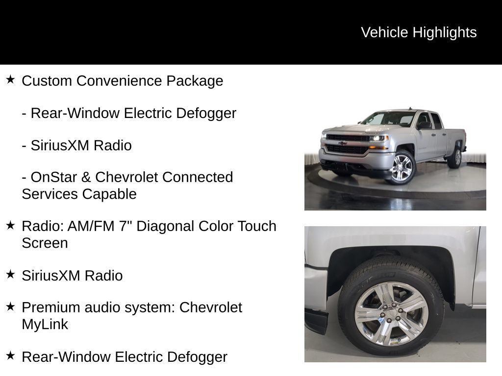 Used 2019 Chevrolet Silverado 1500 Custom w/ Custom Convenience Package AWD/4WD image 19