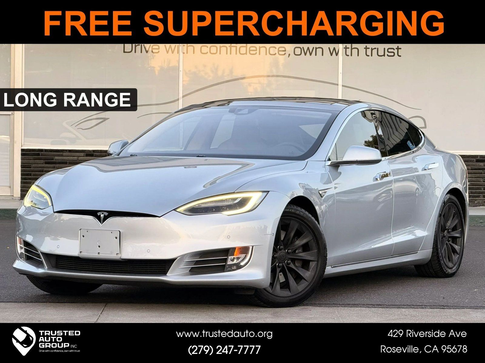 Used 2016 Tesla Model S 90D AWD/4WD image 1