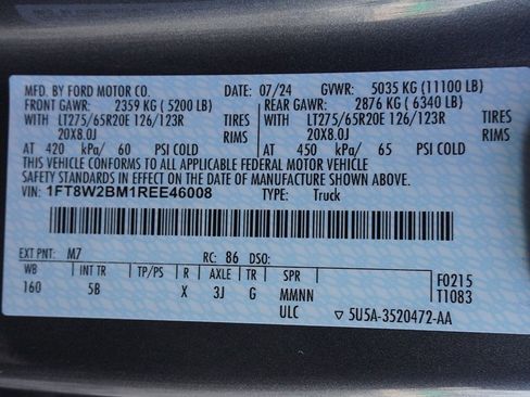 Used 2024 Ford F250 Lariat w/ Lariat Ultimate Package image 72