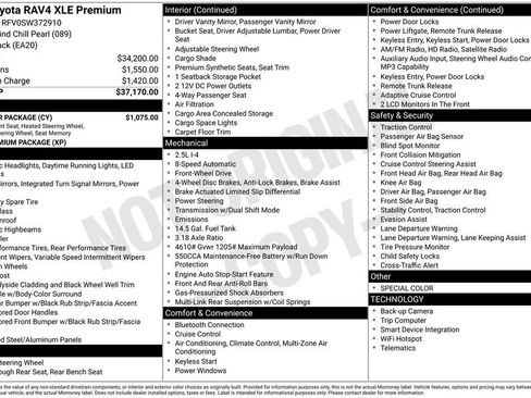 Used 2025 Toyota RAV4 XLE Premium w/ Weather Package FWD image 6