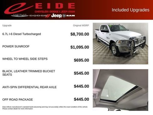 Used 2017 RAM 2500 Laramie w/ Off Road Package AWD/4WD image 13