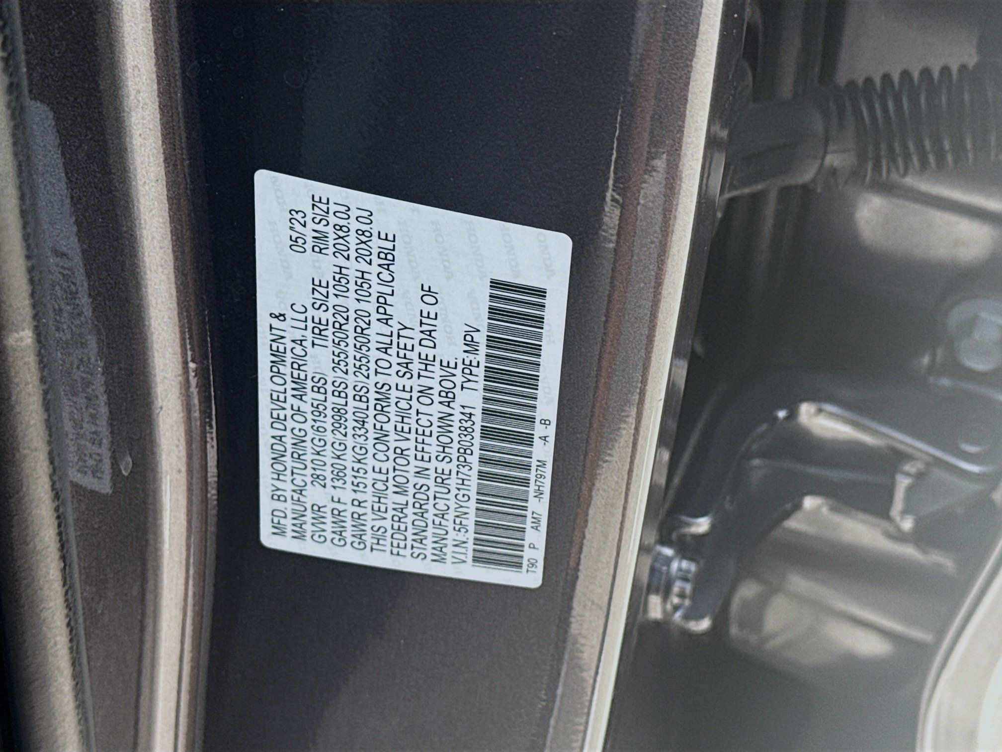 Certified 2023 Honda Pilot Touring image 38