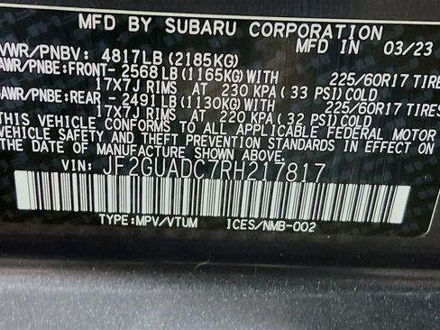 Certified 2024 Subaru Crosstrek 2.0i Premium AWD/4WD image 28