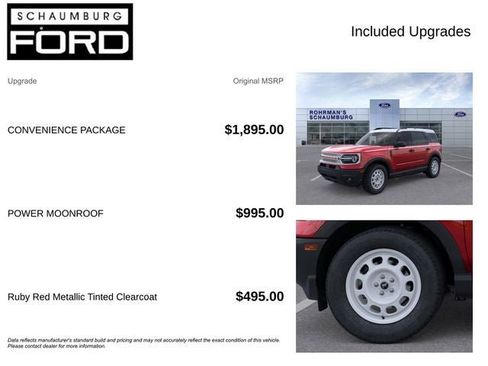 New 2025 Ford Bronco Sport Heritage w/ Convenience Package image 4