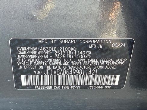 Used 2024 Subaru WRX AWD/4WD image 24
