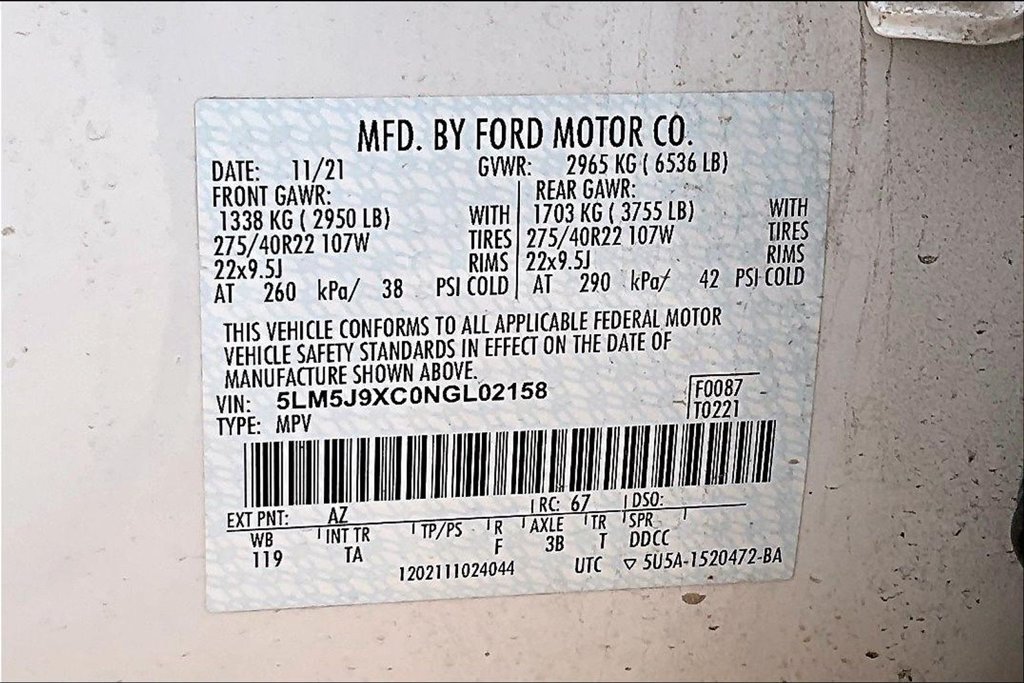 Used 2022 Lincoln Aviator Black Label AWD/4WD image 30