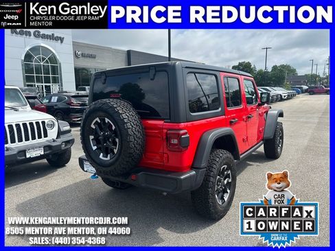 Certified 2025 Jeep Wrangler Unlimited Rubicon 4xe w/ Safety Group AWD/4WD image 10