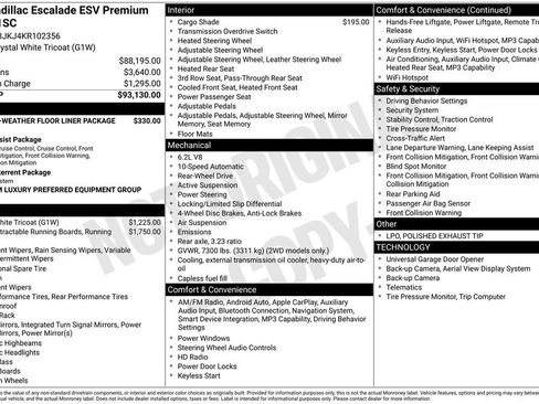 Used 2019 Cadillac Escalade ESV Premium Luxury RWD image 6