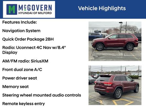 Used 2019 Jeep Grand Cherokee Limited AWD/4WD image 4