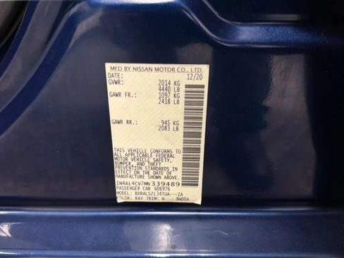 Used 2021 Nissan Altima 2.0 SR FWD image 23