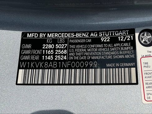 Certified 2022 Mercedes-Benz SL 55 AMG SL 55 AMG image 24