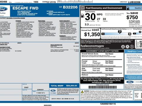 Used 2020 Ford Escape SE FWD image 4