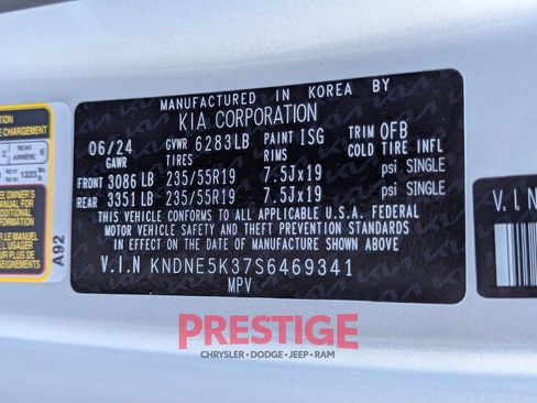 Used 2025 Kia Carnival SX Prestige FWD image 34