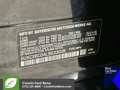Used 2020 BMW X7 M50i w/ Dynamic Handling Package AWD/4WD image 39