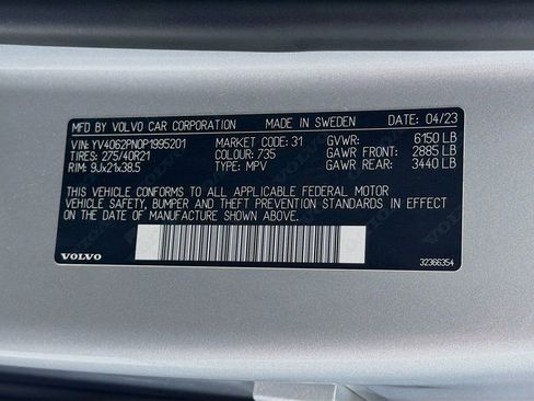 Used 2023 Volvo XC90 B6 Plus w/ Protection Package Premier image 38