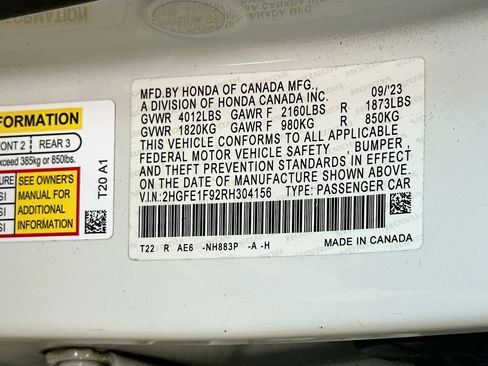 Used 2024 Honda Civic Touring image 35