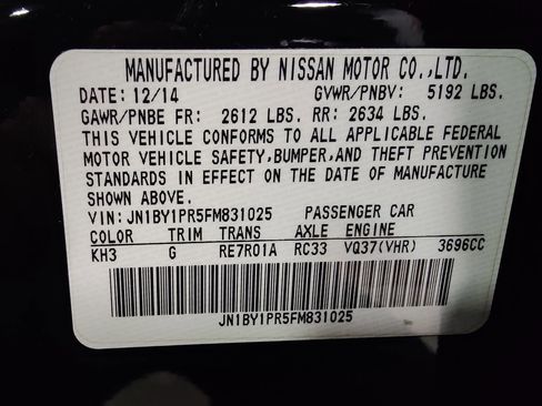 Used 2015 INFINITI Q70 L 3.7 w/ Technology Package image 24