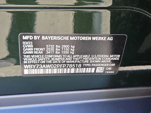 Certified 2023 BMW i4 eDrive40 w/ Parking Assistance Package RWD image 27