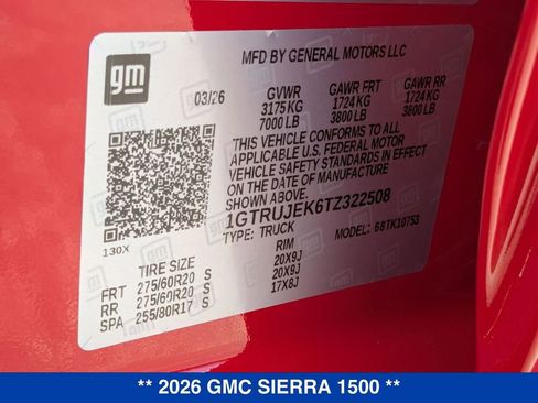 New 2026 GMC Sierra 1500 Elevation AWD/4WD image 34