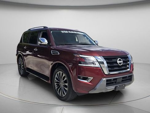Used 2023 Nissan Armada Platinum w/ Captain's Chairs Package AWD/4WD image 8