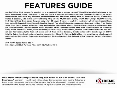 Used 2010 Mercury Milan image 2