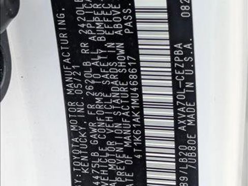 Used 2021 Toyota Camry XSE w/ Navigation Package FWD image 16