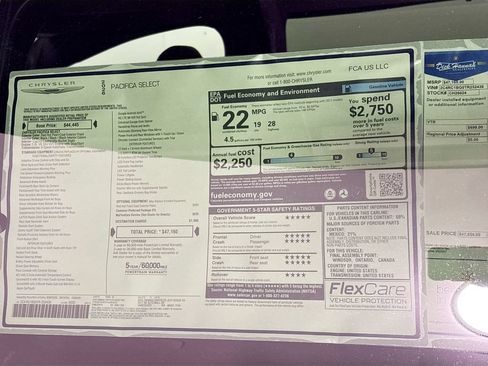 New 2026 Chrysler Pacifica Select FWD image 24