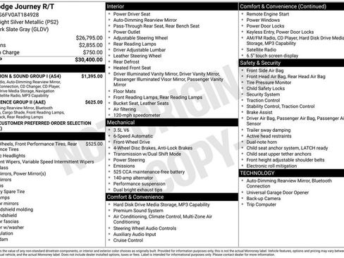 Used 2010 Dodge Journey R/T w/ Navigation & Sound Group I FWD image 11