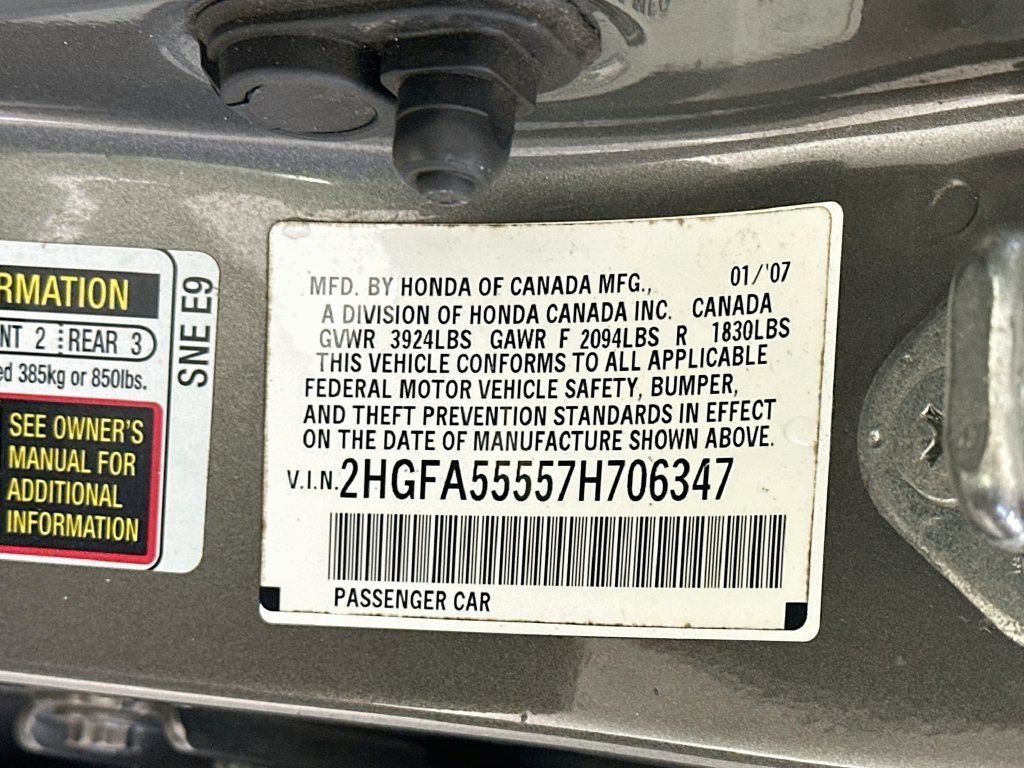 Used 2007 Honda Civic Si image 34