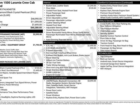 Used 2020 RAM 1500 Laramie w/ Sport Appearance Package AWD/4WD image 6