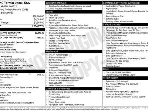 Certified 2024 GMC Terrain Denali w/ Black Diamond Edition AWD/4WD image 6