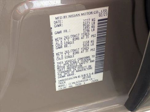 Used 2023 Nissan Frontier PRO-4X w/ Pro Convenience Package image 22