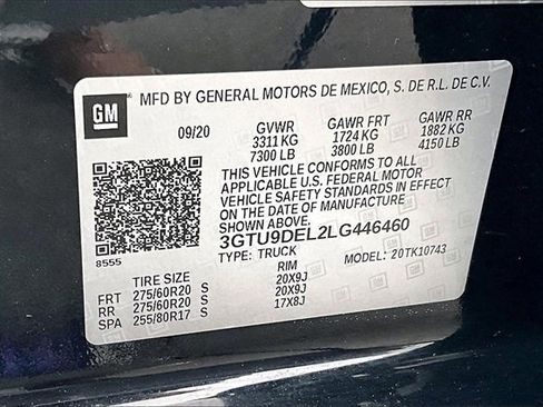 Used 2020 GMC Sierra 1500 SLT w/ SLT Premium Plus Package image 32