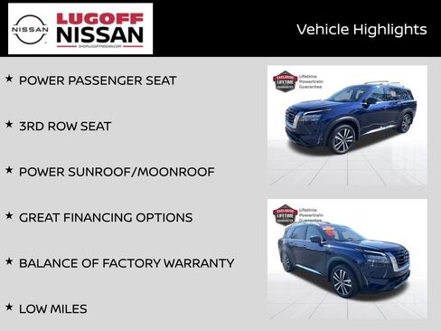 Certified 2025 Nissan Pathfinder Platinum w/ Cargo Package image 6