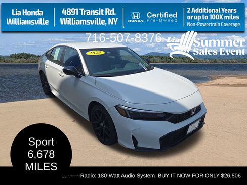 Used 2025 Honda Civic Sport image 1