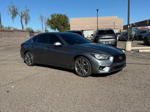 Used 2021 INFINITI Q50 Luxe w/ Cargo Package image 1
