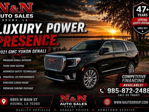 Used 2021 GMC Yukon XL Denali w/ Denali Premium Package RWD image 1