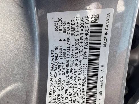 Used 2022 Honda Civic Touring image 27