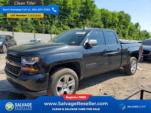 Used 2019 Chevrolet Silverado 1500 Custom w/ Custom Convenience Package AWD/4WD image 1