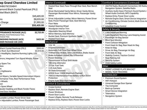 Used 2025 Jeep Grand Cherokee Limited w/ Black Appearance Package image 23