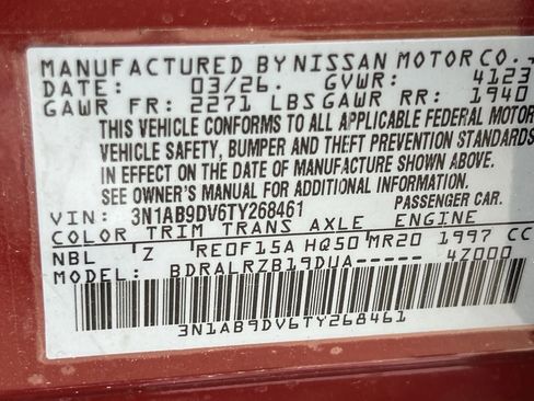 New 2026 Nissan Sentra SR FWD image 15