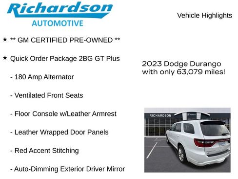 Used 2023 Dodge Durango GT AWD/4WD image 11